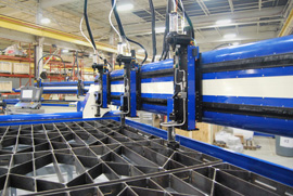 ZX-2546 with 3 Cutting Heads and Heavy Duty Grates